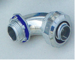Liquid tight connectors - 90° Ang -Zinc die cast