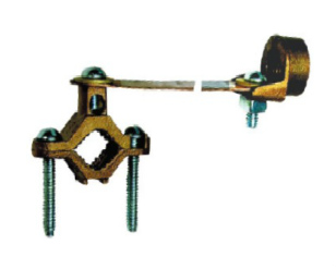 Ground Clamp with Strap- Bronze