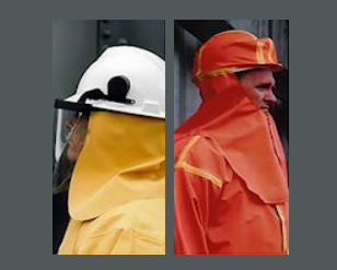 Protective Clothing - coverall with helmet 